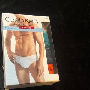 Calvin Klein 4 pack hip briefs cotton